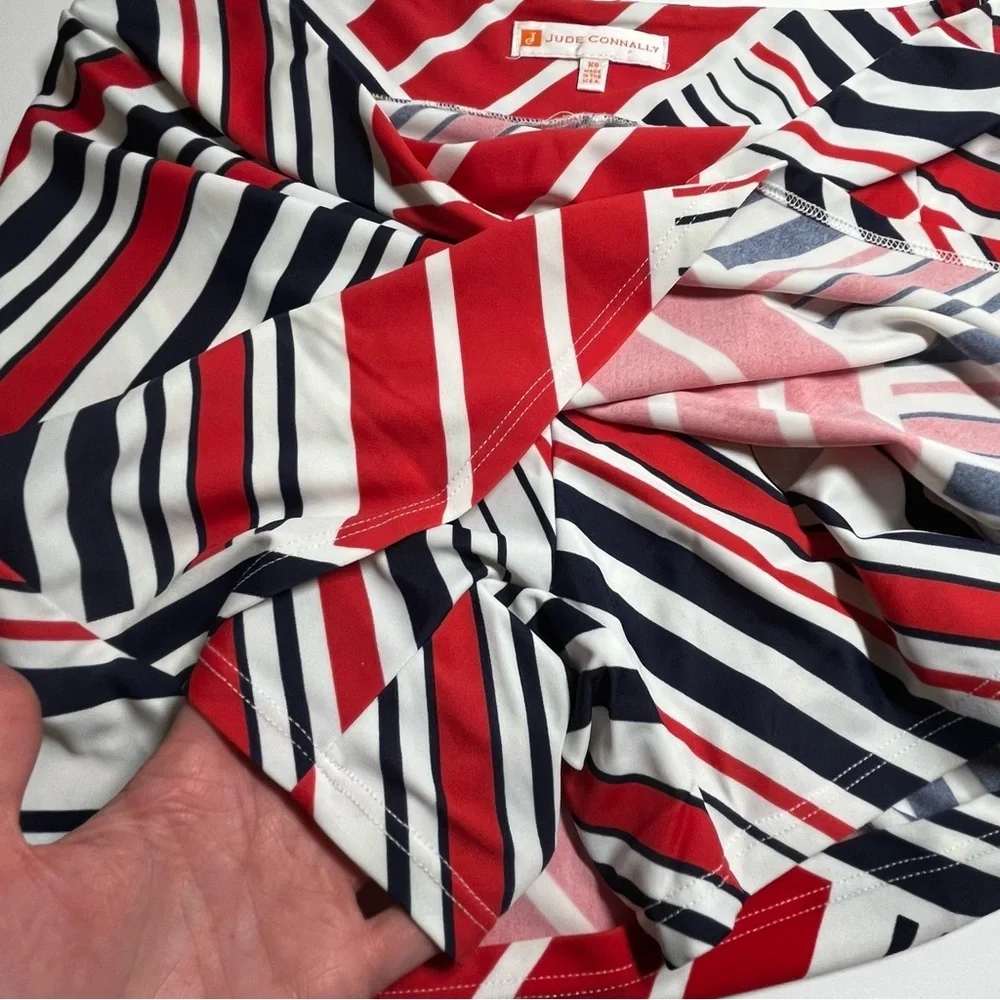 Jude Connally Red White Blue Morgan Golf Skort Size XS